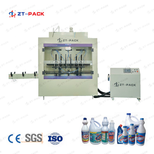 Máquina de enchimento de líquido corrosivo ácido alvejante 100ml-5000ml